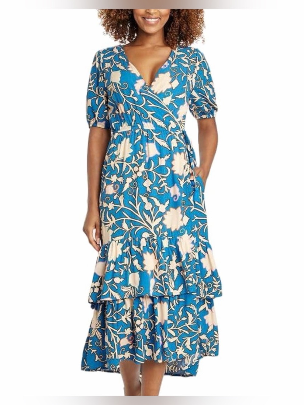 Knox Rose Wrap Around Dress. Size Small